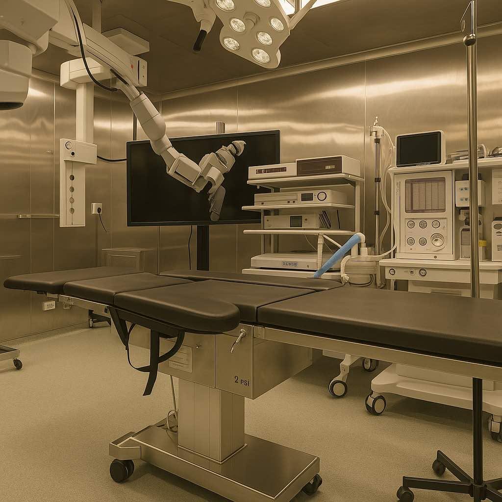 Modern operating rooms backed by intensive post-procedure care.